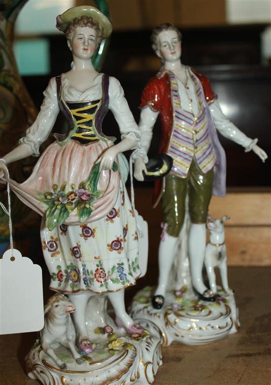 Pair of Continental figures